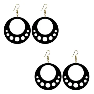 گوشواره زنانه هانستو مدل E2-078 مجموعه دو عددی