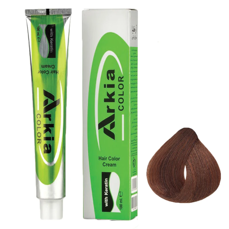 رنگ مو آرکیا شماره H5 حجم 100 میلی لیتر رنگ عسلی متوسط