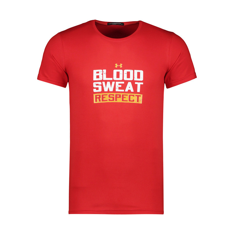 تی شرت ورزشی مردانه مدل GSS-HS-Blood Sweat 2A955