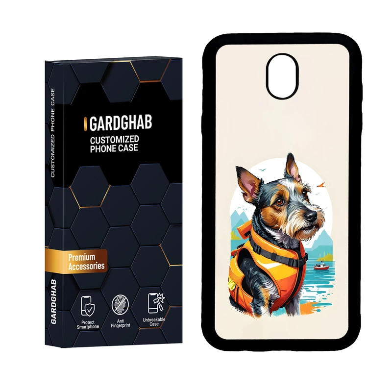 کاور گارد قاب مدل دور ژله ای هنری مناسب برای گوشی موبایل سامسونگ Galaxy J5 Pro