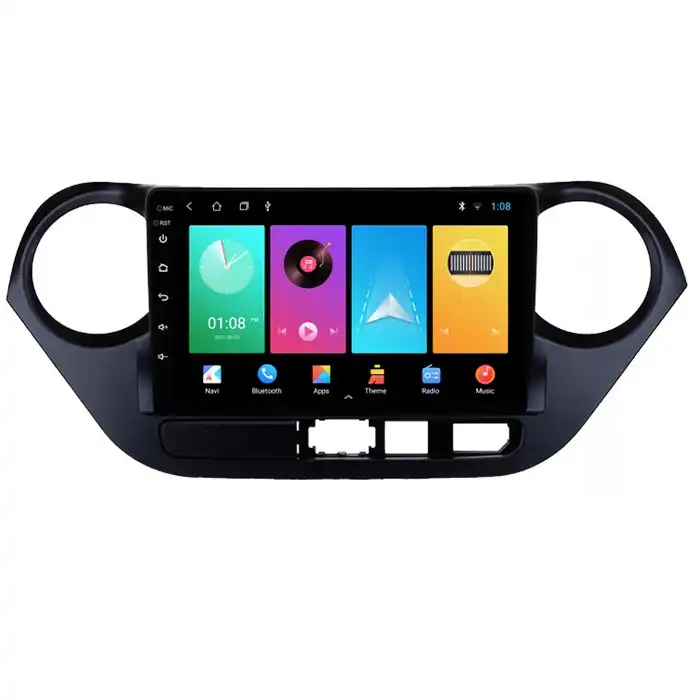 پخش کننده تصویری خودرو ووکس مدل i10 C200PRO مناسب برای هیوندای i10