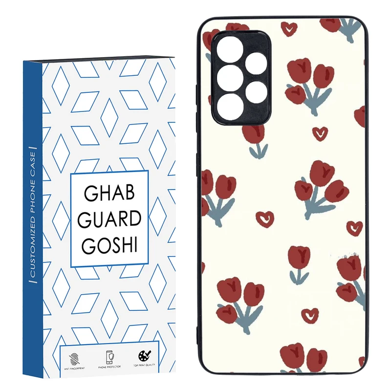 کاور قاب گارد گوشی طرح گل کد TPU-140 مناسب برای گوشی موبایل سامسونگ Galaxy A52