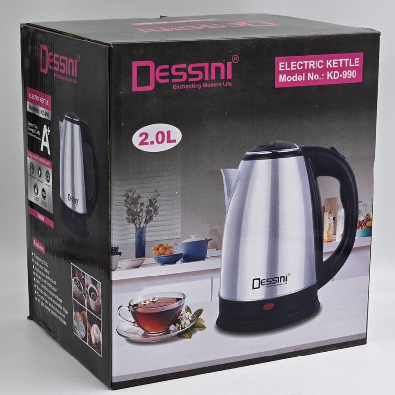 کتری برقی دسینی مدل KD-990 گنجایش 2 لیتر کتری برقی دسینی مدل KD-990 گنجایش 2 لیتر