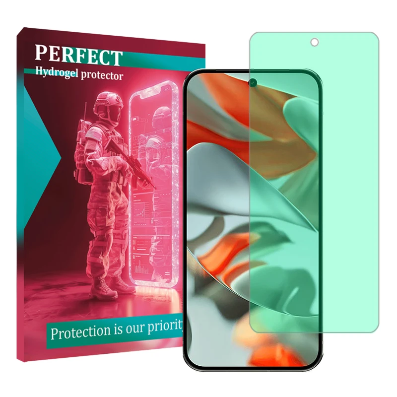محافظ صفحه نمایش گرین لایت پرفکت مناسب برای گوشی موبایل گوگل Pixel 9 Pro XL