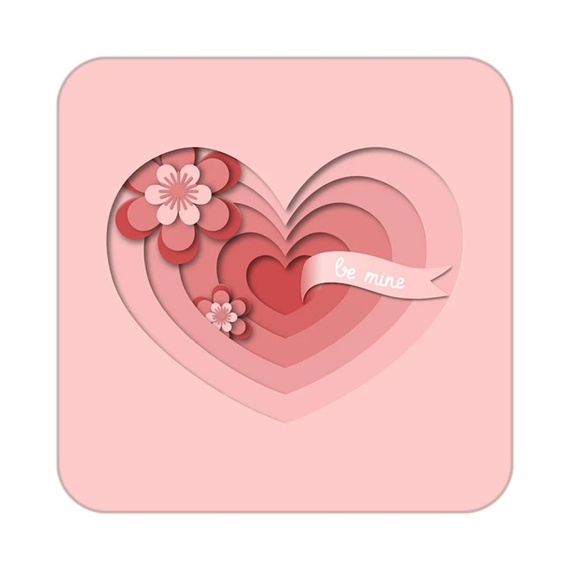 زیر لیوانی کاکتی طرح عاشقانه مدل mp39671