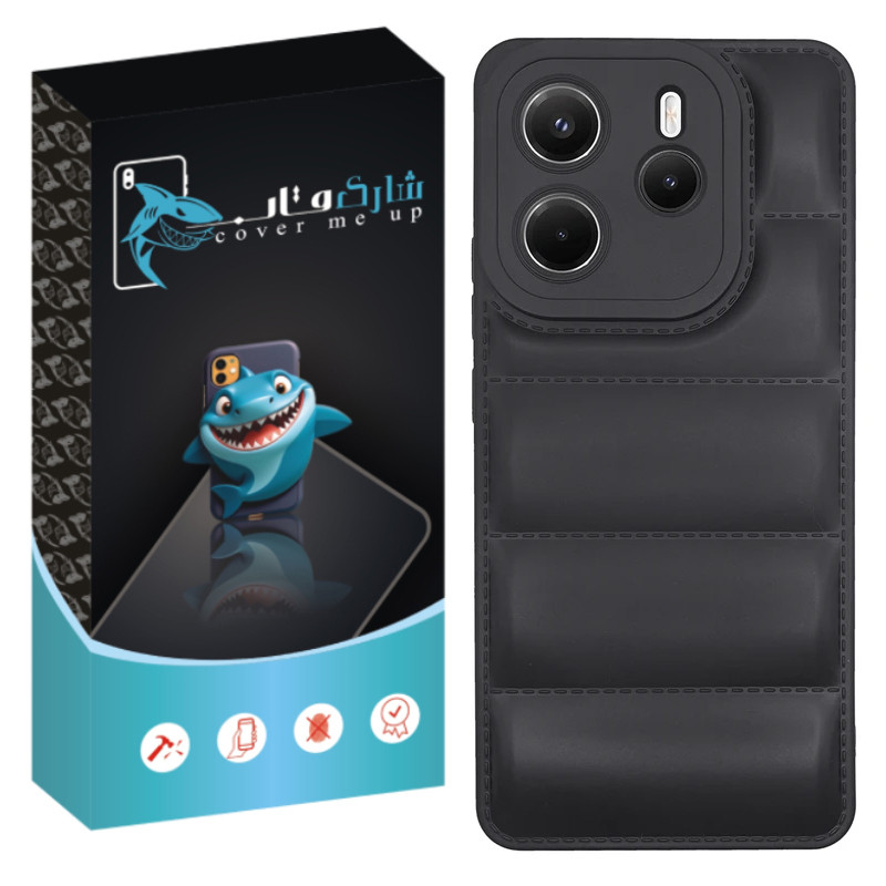 کاور شارک قاب مدل پافری مناسب برای گوشی موبایل شیائومی Redmi Note 14 4G