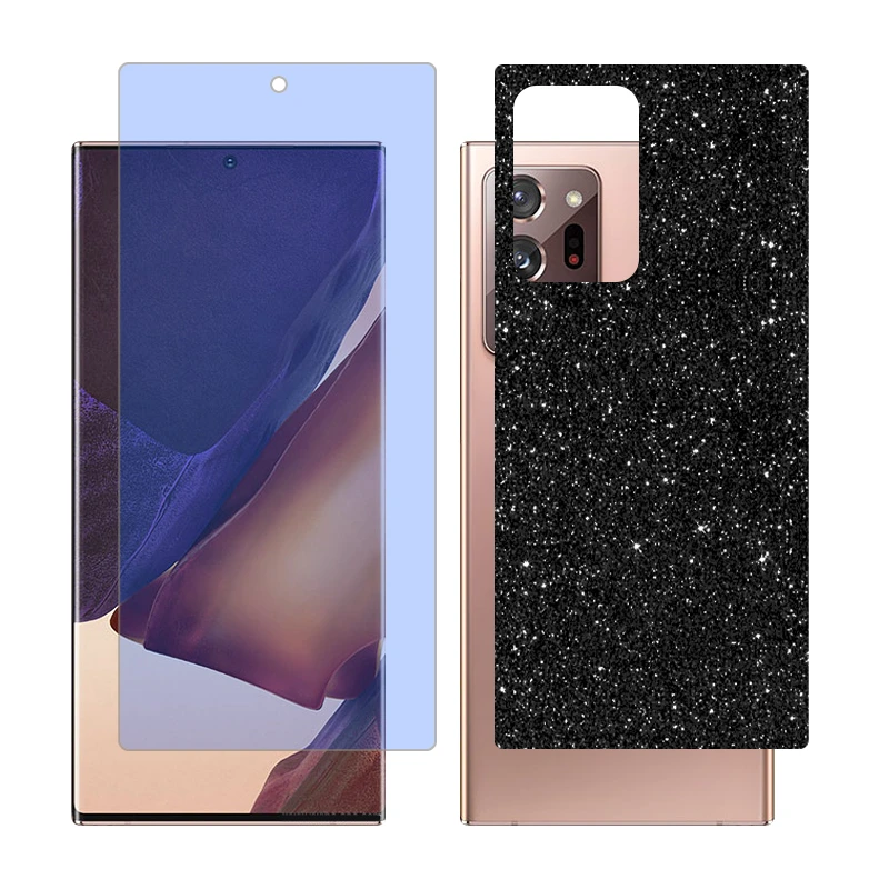 محافظ صفحه نمایش بلو کات گلس مدل together مناسب برای گوشی موبایل سامسونگ Galaxy Note20 Ultra 5G به همراه برچسب پوششی پشت گوشی