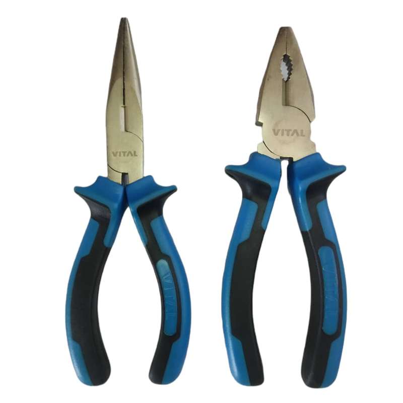 انبردست و انبر دم باریک ویتال مدل TM66 مجموعه دو عددی