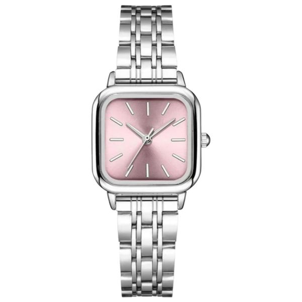 ساعت مچی عقربه ای زنانه مدل کژوال بند استیل طرح حصیری کد 1.2