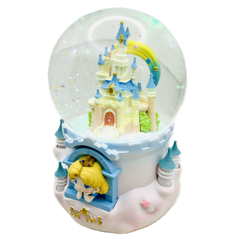 گوی موزیکال مدل  پمپی Shine طرح پرنسس قلعه کد PB1394