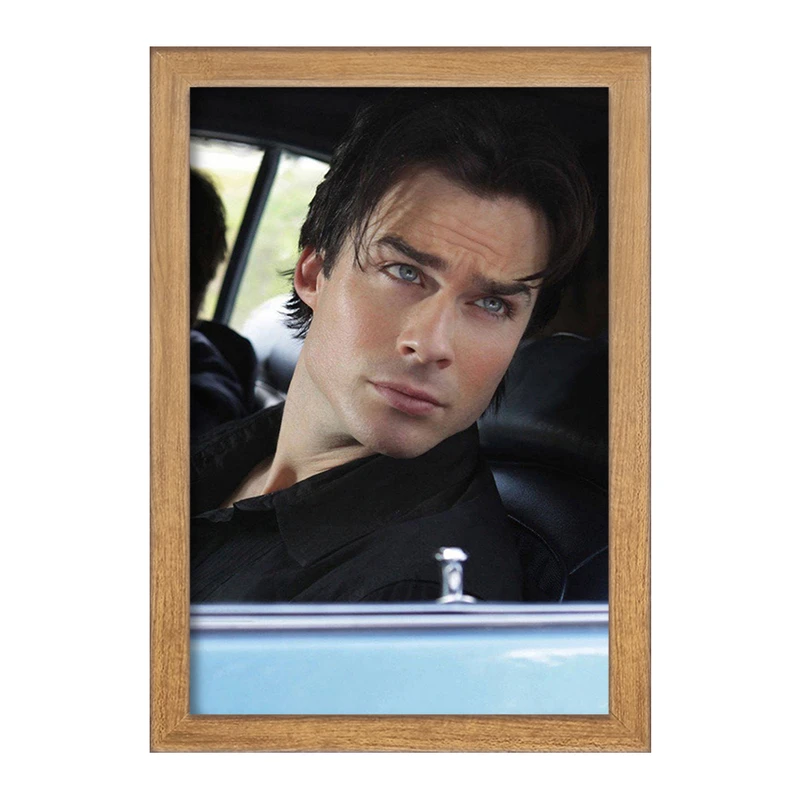 تابلو خندالو مدل دیمون سالواتوره خاطرات یک خون آشام  The Vampire Diaries  کد 23695