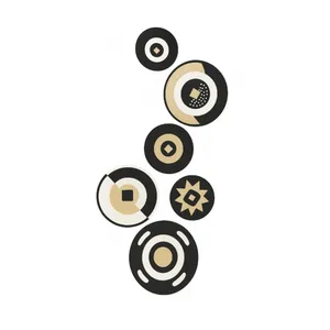 تابلو نقاشی اکریلیک مدل مدرن کد 88 مجموعه 6 عددی