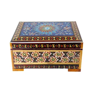 جعبه خاتم کاری طرح 4 گوش کد SP5