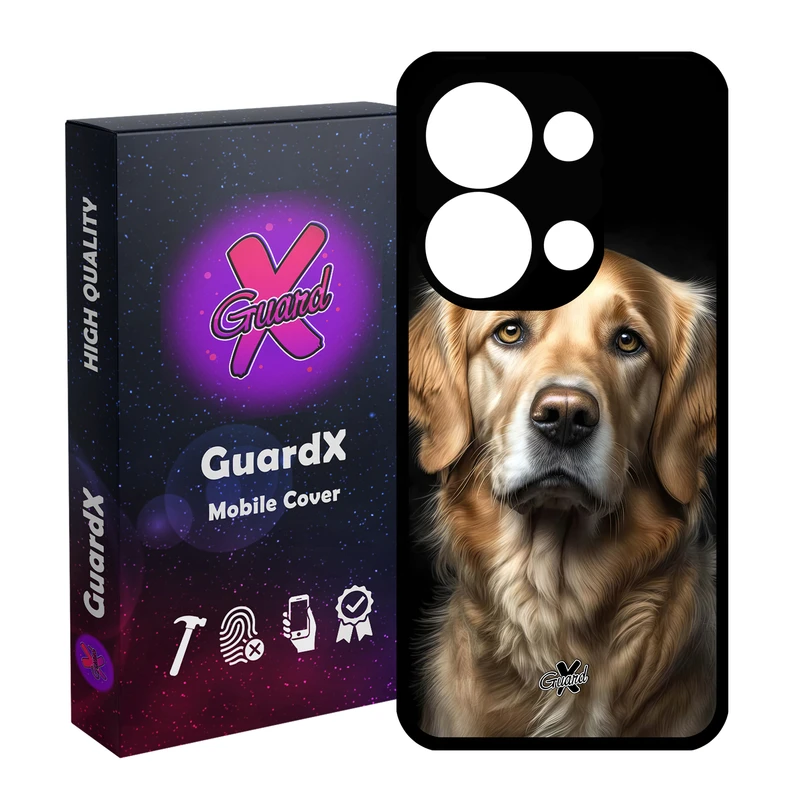 کاور گارد ایکس طرح سگ مدل Glass10607 مناسب برای گوشی موبایل شیائومی Redmi Note 13 Pro 4G / Poco M6 Pro 4G
