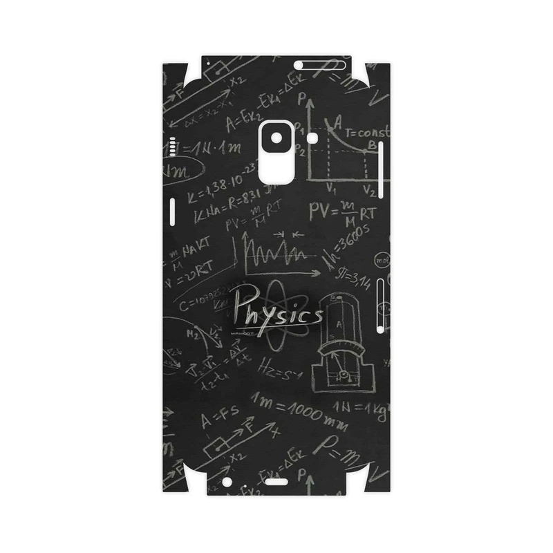 برچسب پوششی ماهوت مدل Physics Science-FullSkin مناسب برای گوشی موبایل سامسونگ Galaxy A8 2018