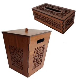 ست سطل و جای دستمال مدل رویال کد 02