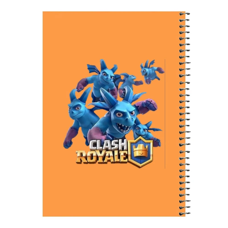 دفتر مشق 80 برگ اس جی مدل کلش رویال کد۲۲   