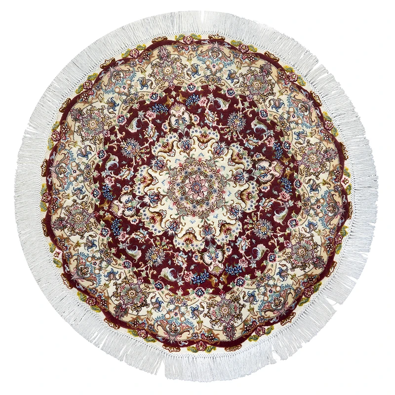 فرش دستباف یک متری مدل علیا کد 018 زمینه مسی