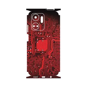 MAHOOT Red_Printed_Circuit_Board-FullSkin Cover Sticker for Honor X7a