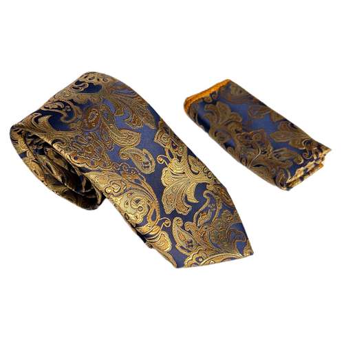 ست کراوات و دستمال جیب مردانه نسن مدل ts999003