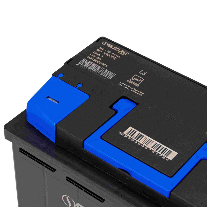 باتری اتمی خودرو سپاهان باطری مدل سوزوکی 72 آمپر