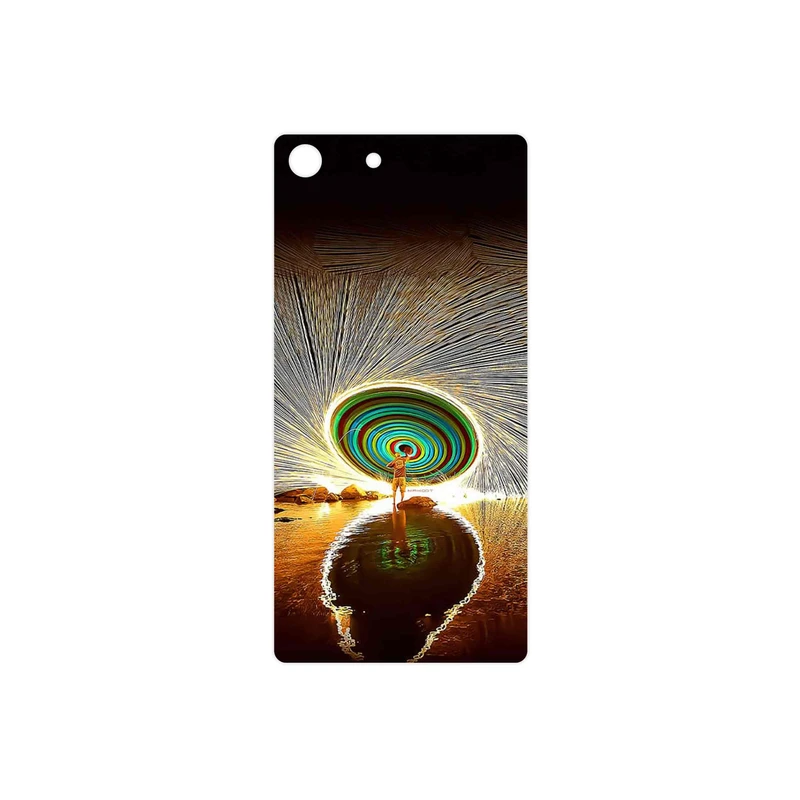برچسب پوششی ماهوت مدل Night Light Fountain مناسب برای گوشی موبایل سونی Xperia M5