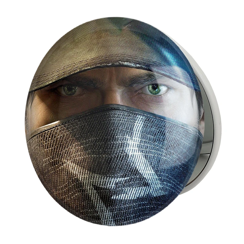 آینه جیبی خندالو طرح ایدن پیرس واچ داگز مدل تاشو کد 30910