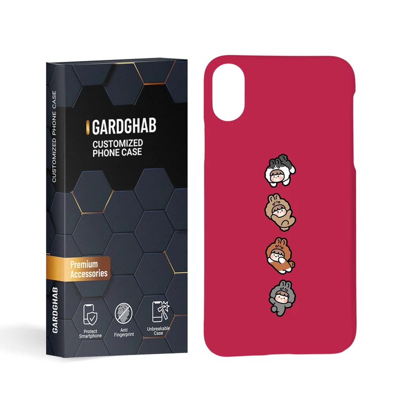 کاور گارد قاب مدل دخترانه مناسب برای گوشی موبایل اپل iphone x/xs