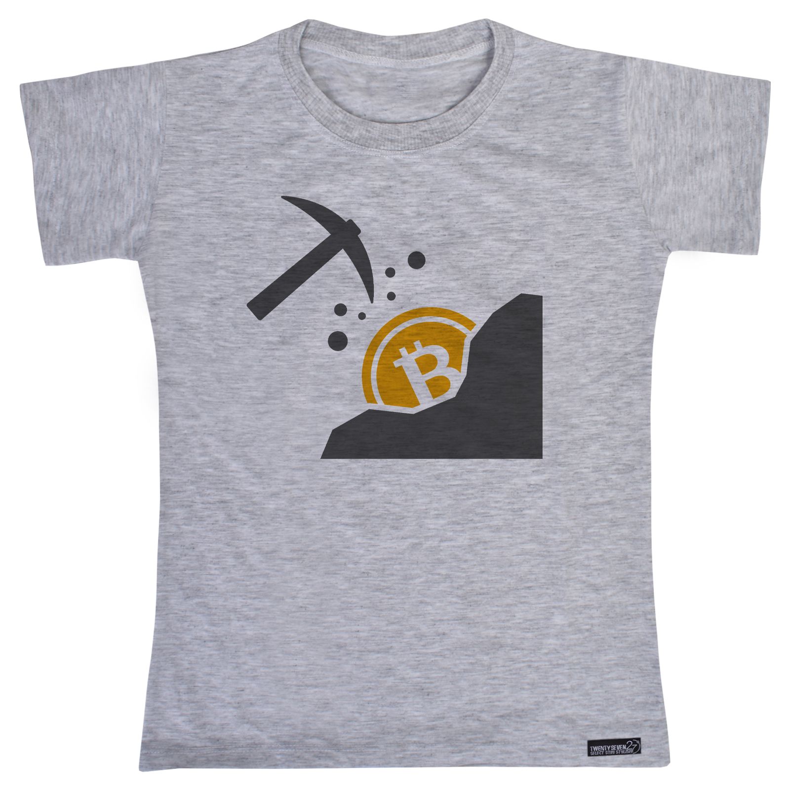 تی شرت آستین کوتاه پسرانه 27 مدل Bitcoin Network کد MH886
