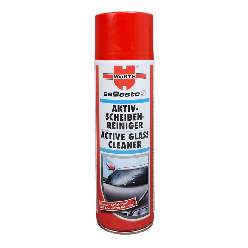تمیز کننده شیشه خودرو وورث مدل Active glas cleaner حجم 500 میلی لیتر