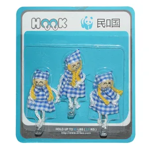 قلاب آویز آشپزخانه مدل Doll بسته 3 عددی 