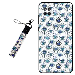 Megafone Devil eye 6464 Cover for Samsung Galaxy A12 With Wrist strap