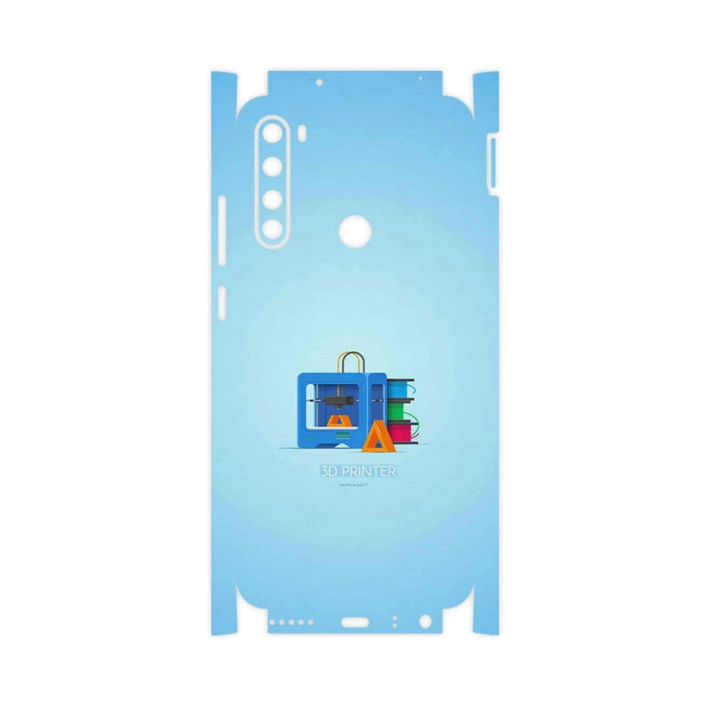 برچسب پوششی ماهوت مدل 3D Printer-FullSkin مناسب برای گوشی موبایل شیائومی Redmi Note 8 2021