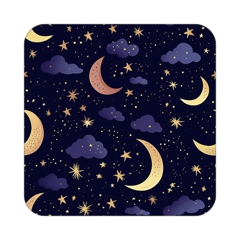 زیر لیوانی کاکتی طرح ماه و ستاره مدل mp52961