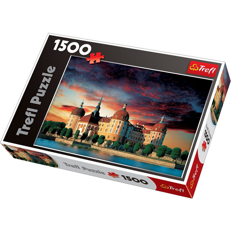 پازل 1500 تکه تریفل مدل Sachsen Schloss Moritzburg