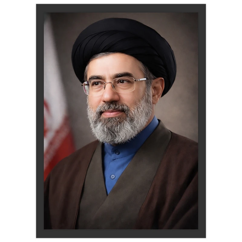 تابلو بکلیت طرح رهبری معظم جمهوری اسلامی مدل DY1240 فریم مشکی