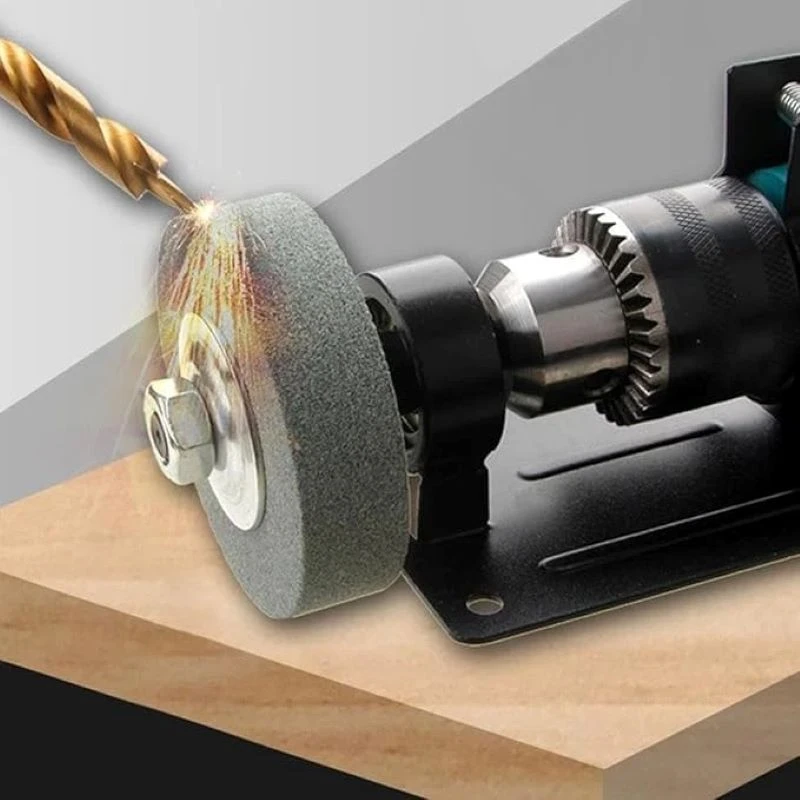 عکس شماره 4 : تبدیل دریل به سنگ رو میزی  مدل 2025  به همراه سنگ