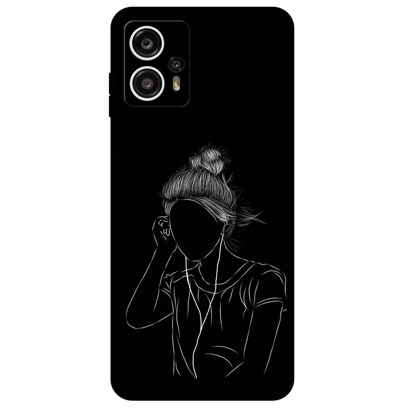 کاور مگافون طرح مینیمال مدل 1858 مناسب برای گوشی موبایل موتورولا Moto G13 / G23