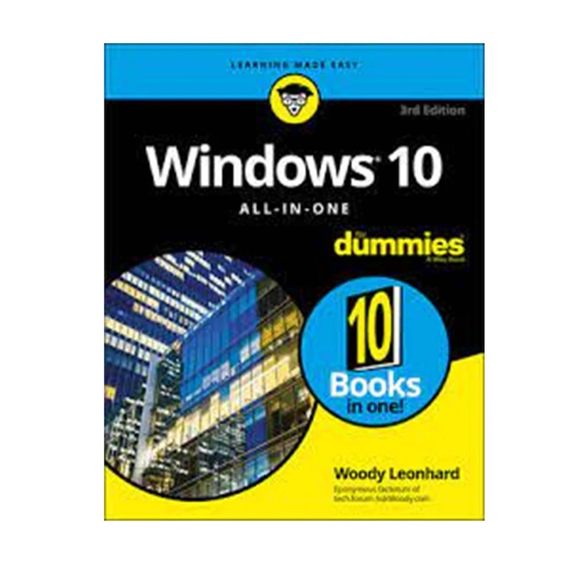 کتاب Windows 10 All-In-One For Dummies 3rd Edition اثر Woody Leonhard انتشارات مؤلفین طلایی