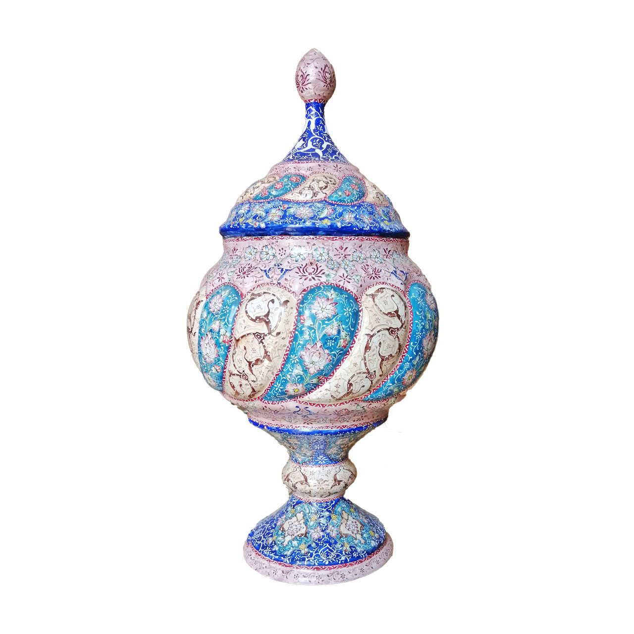 شکلات خوری مینا کاری مدل موج