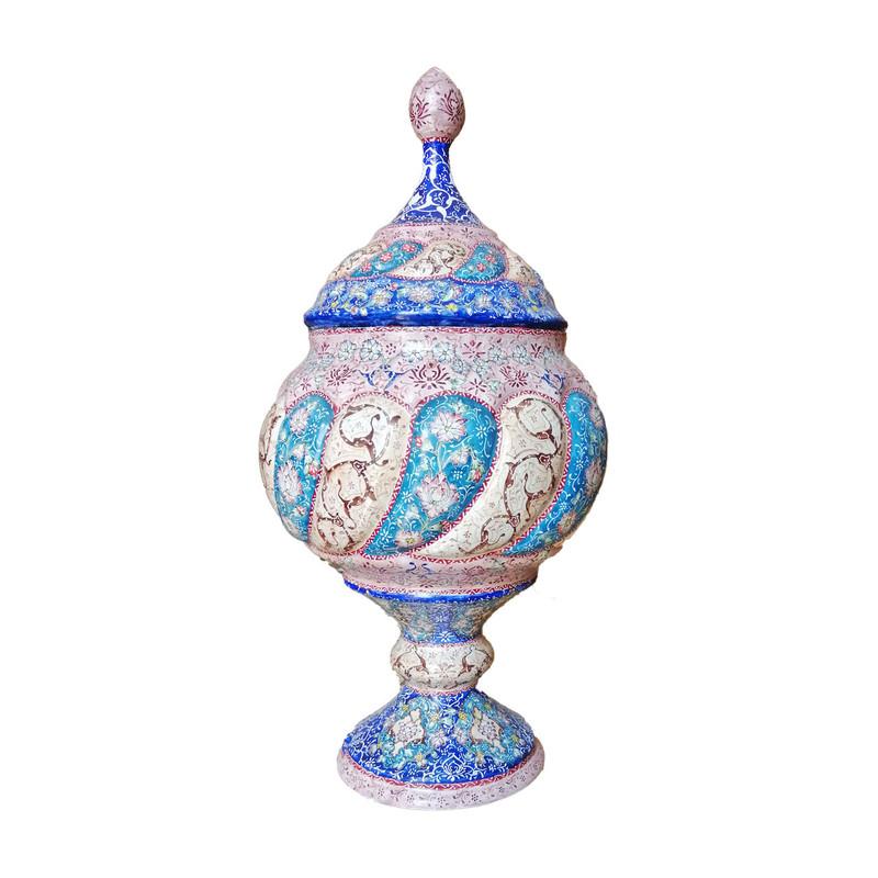 شکلات خوری مینا کاری مدل موج