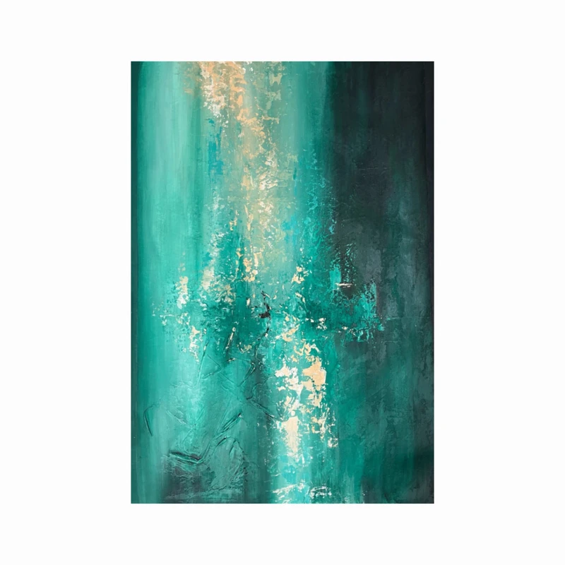 تابلو نقاشی اکریلیک طرح انتزاعی مدل t13