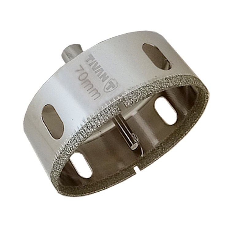 مته گردبر سرامیک و شیشه تیوان مدل HT - 070 سایز 70 میلی متر