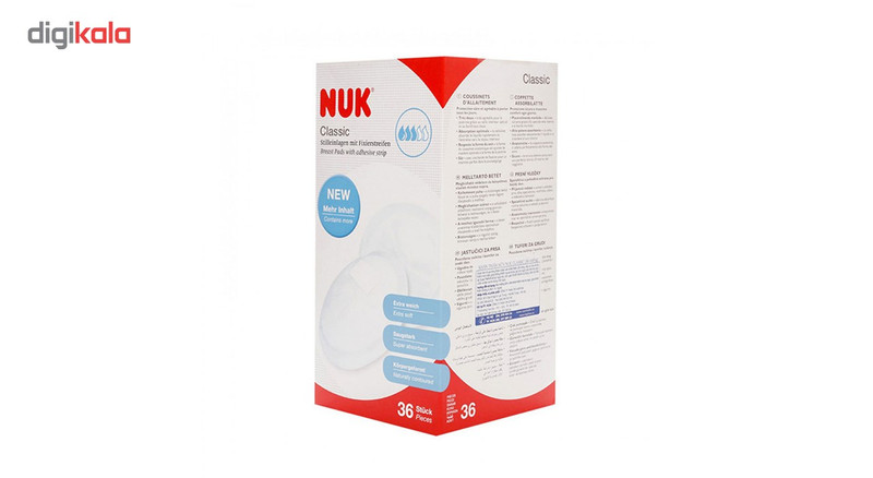 پد سینه ناک مدل N252099 بسته 36 عددی