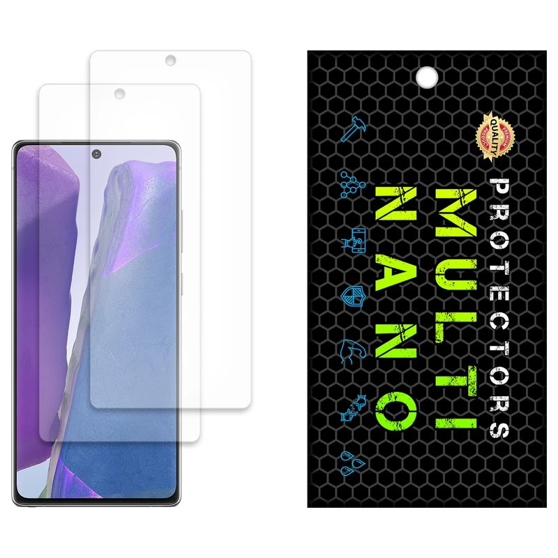 محافظ صفحه نمایش مات مولتی نانو مدل X-S2M مناسب برای گوشی موبایل سامسونگ Galaxy Note 20 5G بسته دو عددی
