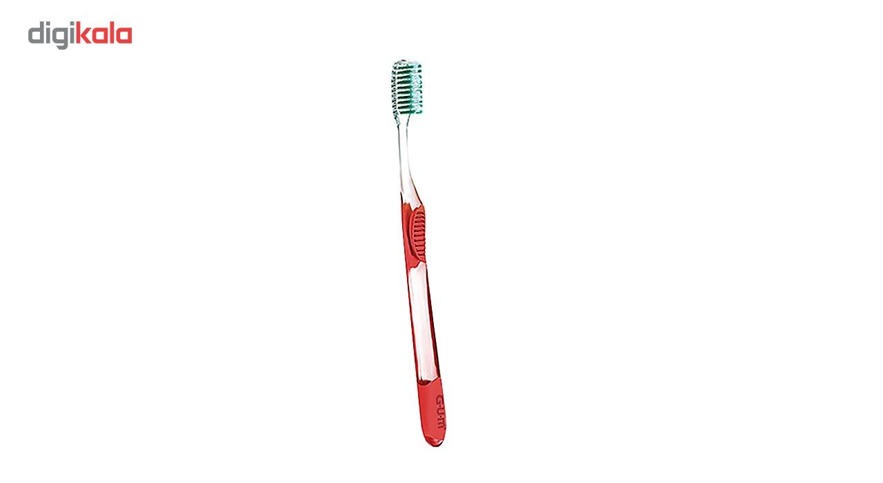 مسواک جی یو ام سری Micro Tip مدل Regular با برس متوسط main 1 2