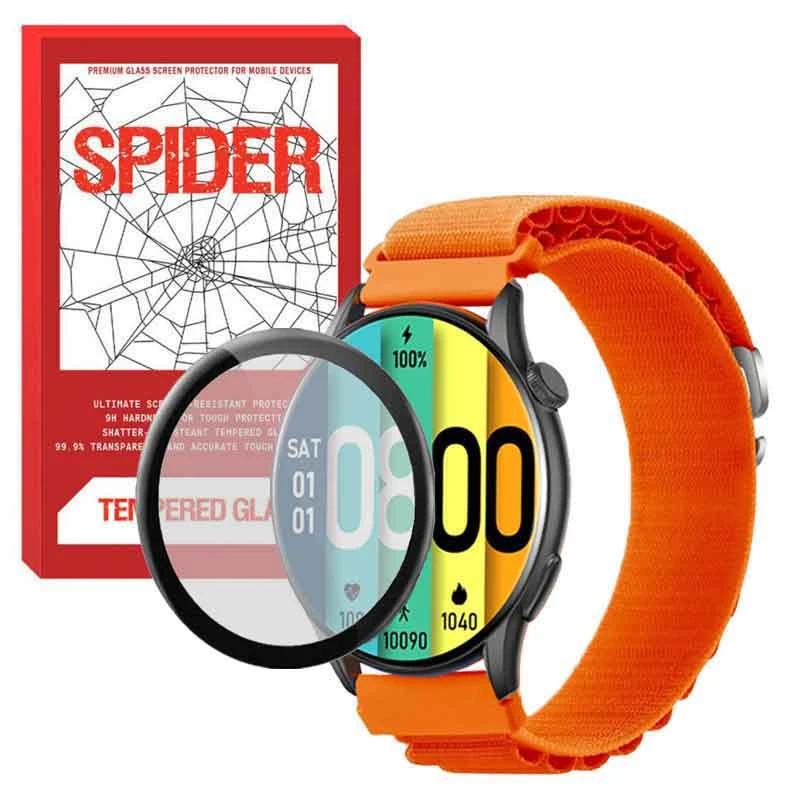 بند اسپایدر مدل LOOP ALPINE مناسب برای ساعت هوشمند کیسلکت Kr به همراه محافظ صفحه نمایش
