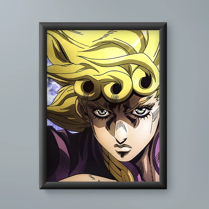 تابلو مدل انیمه جورنو جیووانا جوجو Giorno Giovanna JoJo anime 12
