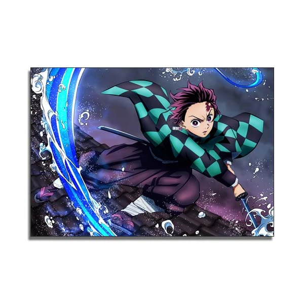 تابلو شاسی گوفی مدل تانجیرو دیمن اسلیر انیمه شیطان کش طرح Tanjiro Demon Slayer Anime کد SLASH21