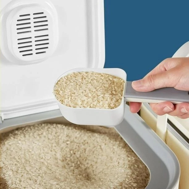 عکس شماره 14 : سطل برنج مدل مکعبی کد 1369n2180 ظرفیت 10 کیلوگرم